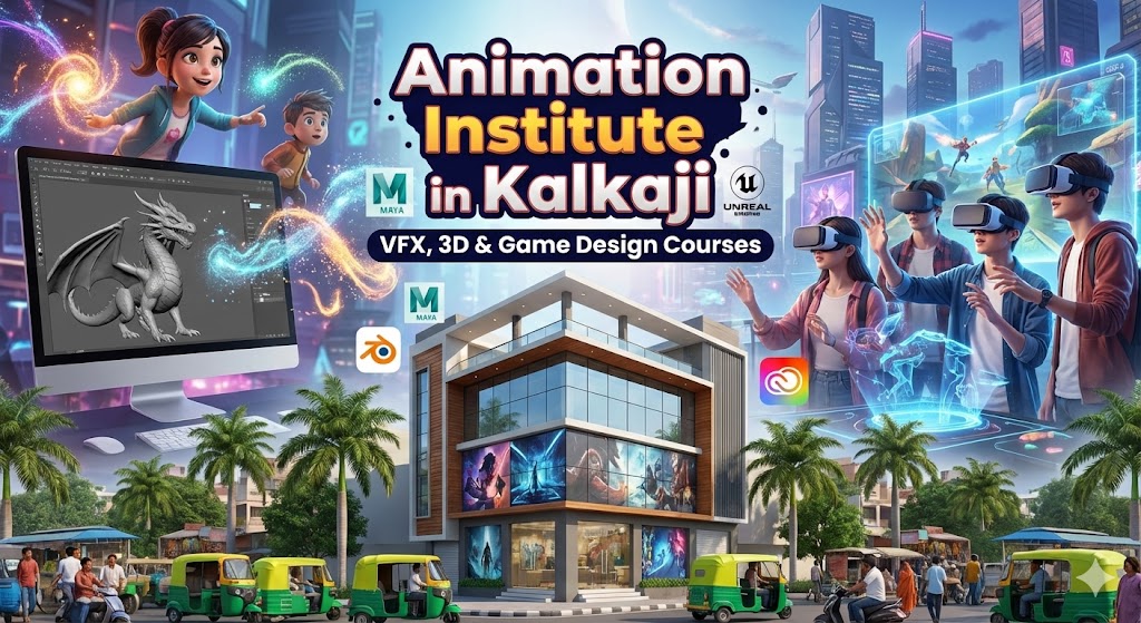 Animation Institute in Kalkaji – Gateway to Creative Career in Animation, VFX & Gaming